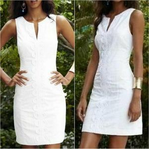 Lilly Pulitzter Janice mini shift dress in Resort White